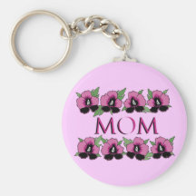 T-shirts et cadeaux de fleur pour la maman porte-clef