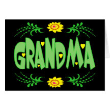 T-shirts et cadeaux de grand-maman pour elle carte de vœux