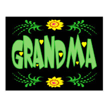 T-shirts et cadeaux de grand-maman pour elle cartes postales