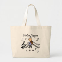 T-shirts et cadeaux de joueur de violon de fille sacs fourre-tout