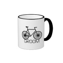 T-shirts et cadeaux de marié de bicyclette tasse