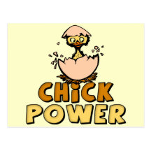 T-shirts et cadeaux de puissance de poussin pour e cartes postales