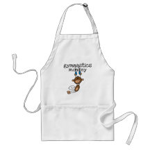 T-shirts et cadeaux de singe de gymnastique tablier