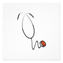 T-shirts et cadeaux de stéthoscope invitations