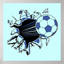 T-shirts et cadeaux d'éclat du football posters