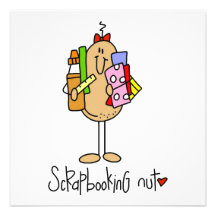 T-shirts et cadeaux d'écrou de Scrapbooking Faire-parts