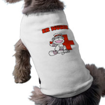 T-shirts et cadeaux d'infirmière d'ER de singe de  Manteaux Pour Chien