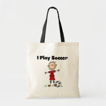 T-shirts et cadeaux du football de jeu du garçon I Sacs Fourre-tout