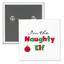 T-shirts et cadeaux vilains d'Elf Badges Avec Agrafe