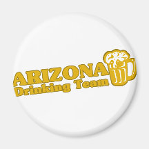 T-shirts potables d'équipe de l'Arizona Magnets Pour Réfrigérateur