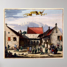 T WEESHUYS op BATAVIA 1682 Poster
