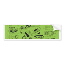 TA22 Celica Tosco Parts Poster Bumper Sticker