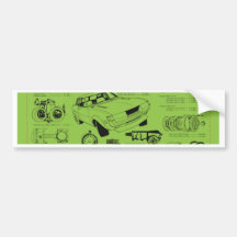 TA22 Celica Tosco Parts Poster Bumper Sticker