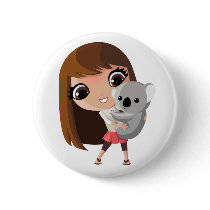 Taara and Pudding the Koala Pin