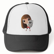 Taara and Pudding the Koala Trucker Hat