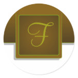 Tabbed Initial Envelope Seal Sticker