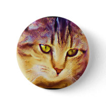 Tabby Cat Art button
