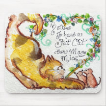 Tabby Cat Mouse Pad