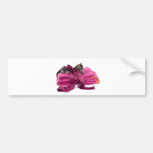 Tabby Kitten on pink towels Autocollant Pour Voiture