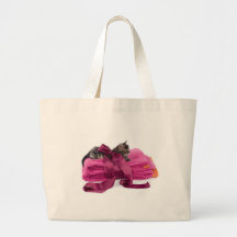Tabby Kitten on pink towels Sac De Toile