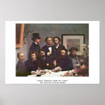 Table Corner, Coin De Table By Fantin-Latour Henri Posters
