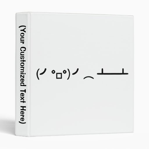 Table Flip Flipping Ascii Emoticon Zazzle