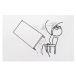 Table Flip Flipping Rage Face Meme Customized Stationery