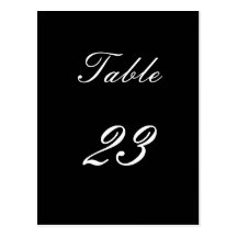 Table Number 23 Post Cards