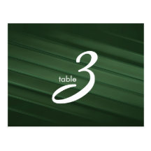 table number card postcard