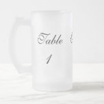 Table Number Coffee Mugs