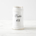 Table Number Mugs