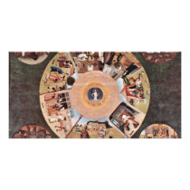 Table Of The Mortal Sins.,  By Hieronymus Bosch (B Personalized Photo Card