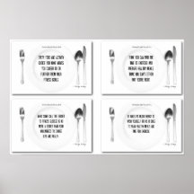 Table Set for Fitness Success Poster