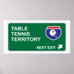 Table Tennis Next Exit Posters