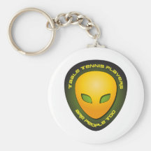 Table Tennis Players Are People Too Keychain