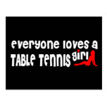 Table Tennis Postcard