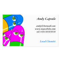 Tablet Capsules Business Card Templates