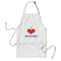 Tablier 4 juillet du coeur I