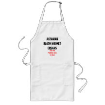 Tablier albanais d'organes de marché noir