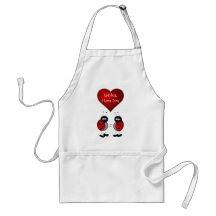 Tablier d'amour de coccinelle