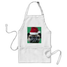 Tablier de carlin de Noël