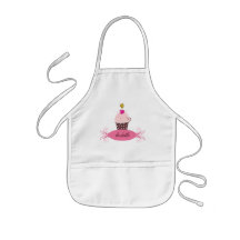 Tablier de cuisson du petit gâteau des enfants per