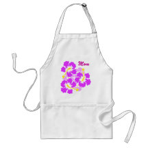 Tablier de fleur de ketmie de maman