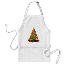 Tablier de Noël d'étincelle d'arbre de Noël