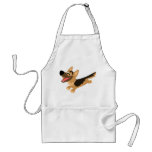 Tablier heureux mignon de cuisine de berger allema tabliers