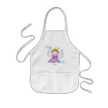 Tablier mignon d'ange d'enfants pour des métiers o