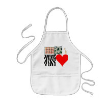 Tablier mignon d'enfants