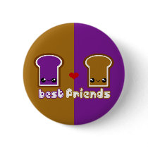 Tabu Japan Best Friends Line- PB&J Pinback Buttons
