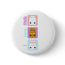 Tabu Japan- Milk Line Pinback Buttons