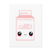 Tabu Japan Milk Line- Strawberry Post Cards